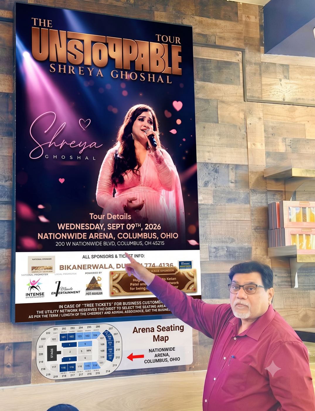 LED panel displays for promotions