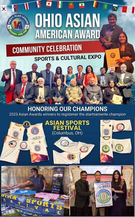Asian Sports Festival event campaign poster